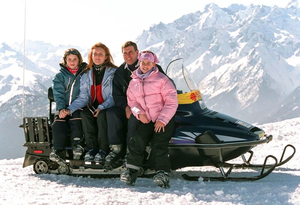 Princess Eugenie, Sarah Ferguson, Prince Andrew and Princess Beatrice | UK Press via Getty