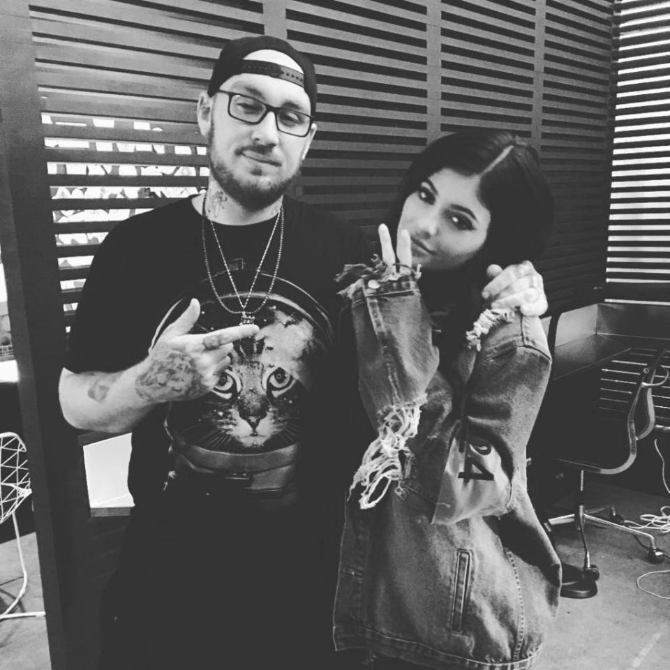 Kylie Jenner has also popped in to be inked by McCurdy. BangBangNYC/ Instagram