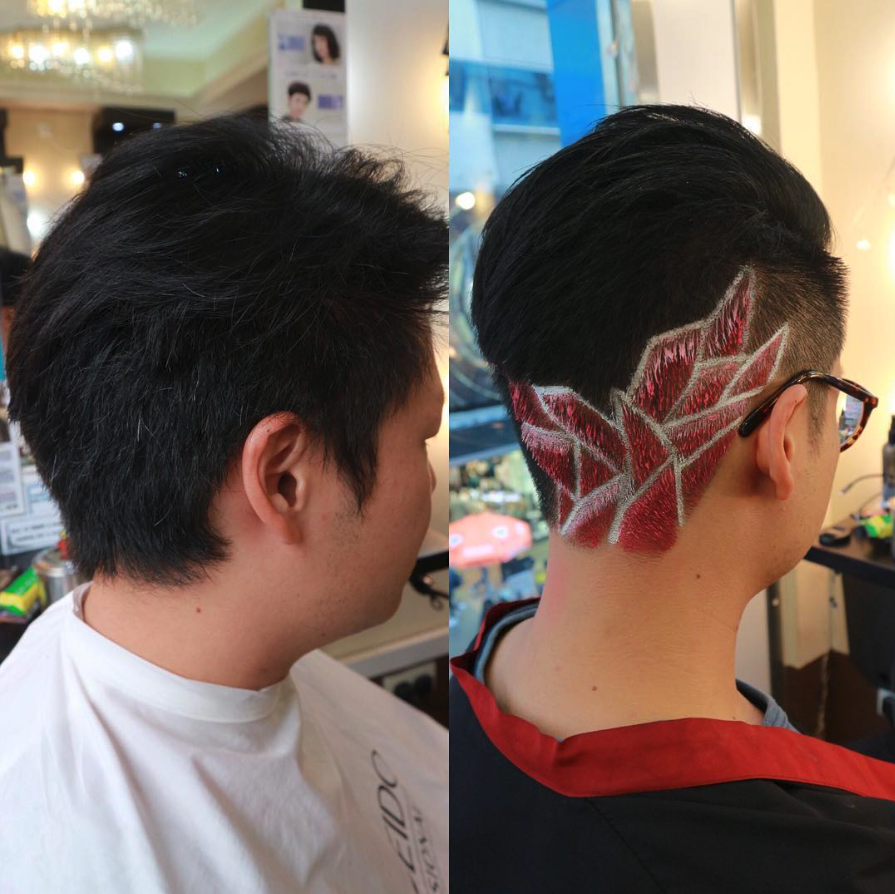 Bright undercut designs