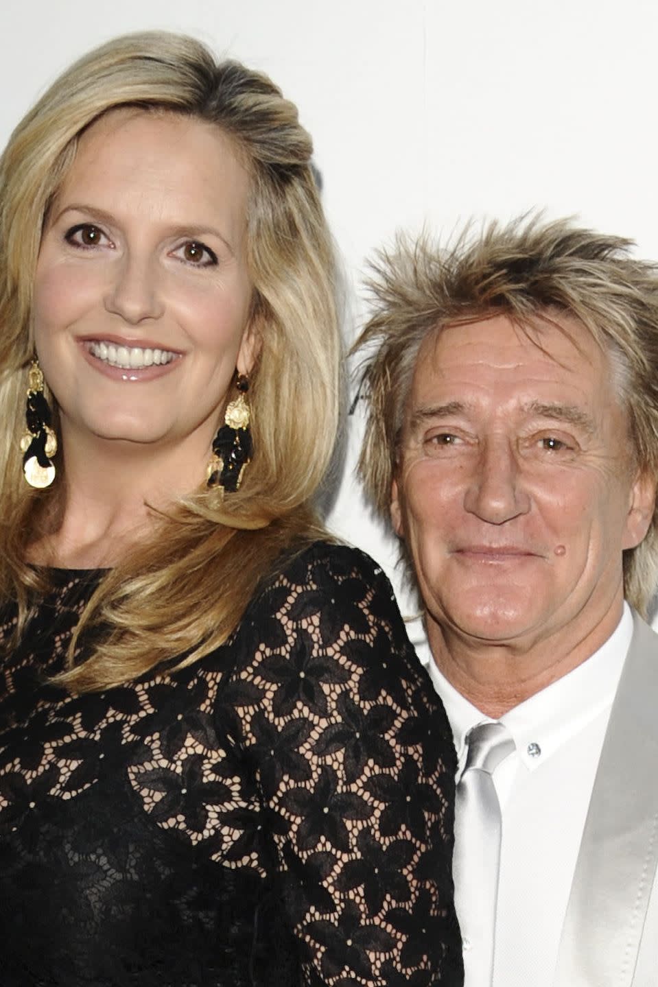 Penny Lancaster and Rod Stewart