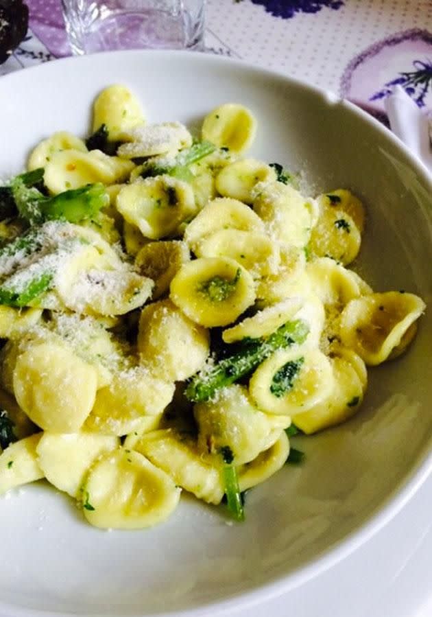 Orecchiette con cime di rapa. Photo: Instagram