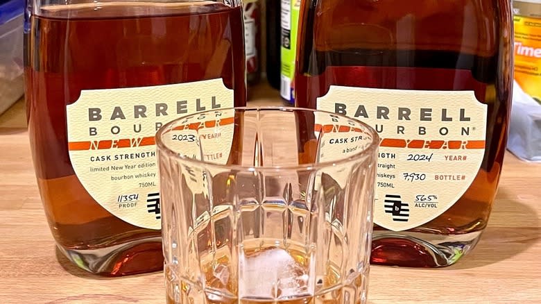 Barrell Bourbon New Year bottle