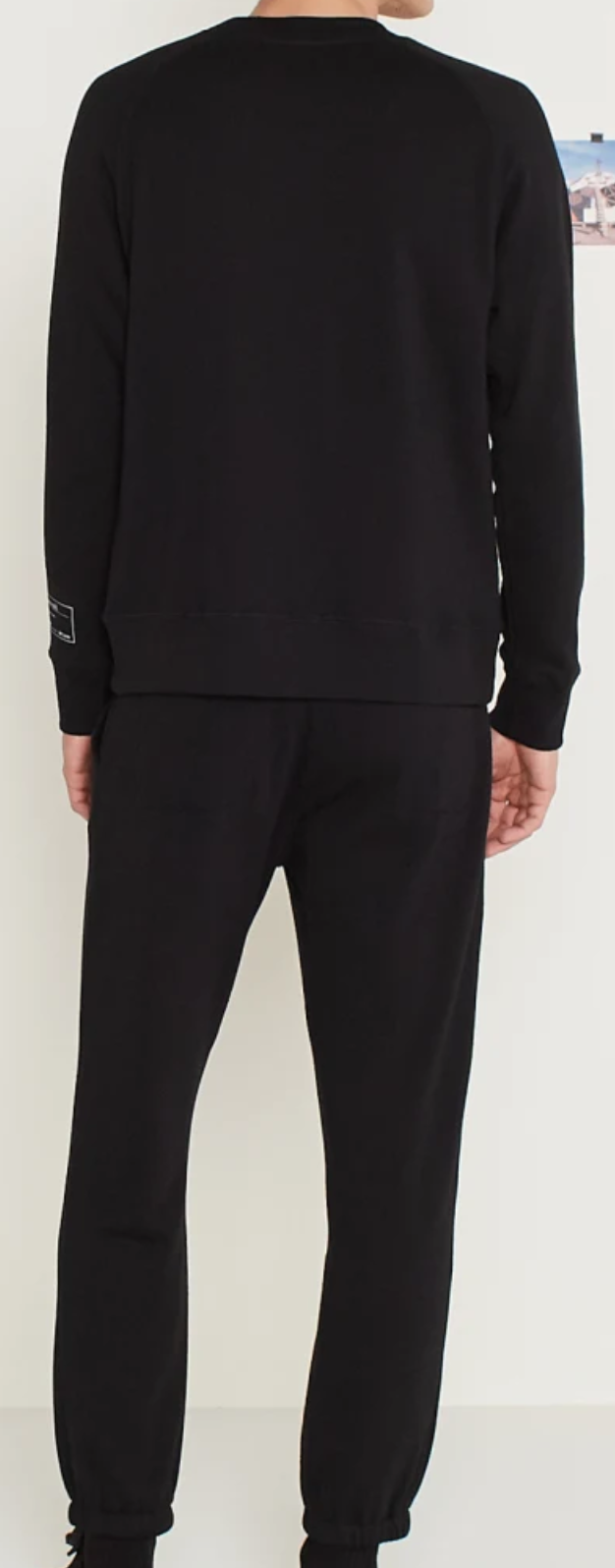 Entireworld Men’s Loop Back Sweatsuit in Black