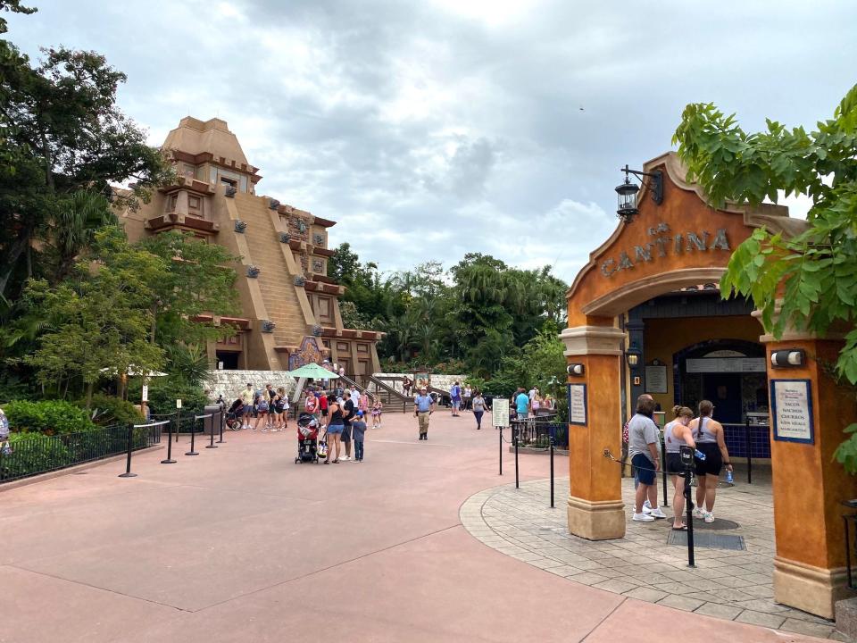 The Mexico pavilion at Epcot in Disney World.