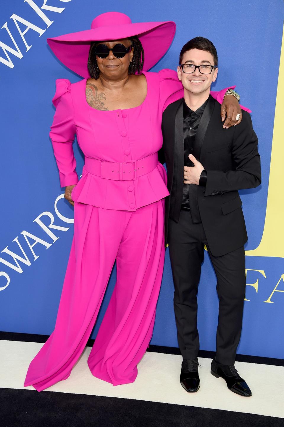 Whoopi Goldberg and Christian Siriano