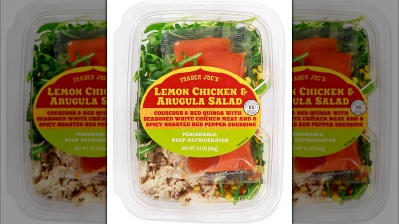 Trader Joe's Lemon Chicken & Arugula Salad