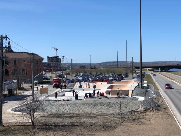 Fredericton's new skate park closed Wednesday and will reopen Monday because too many people using the facility weren't physically distancing or wearing face masks.