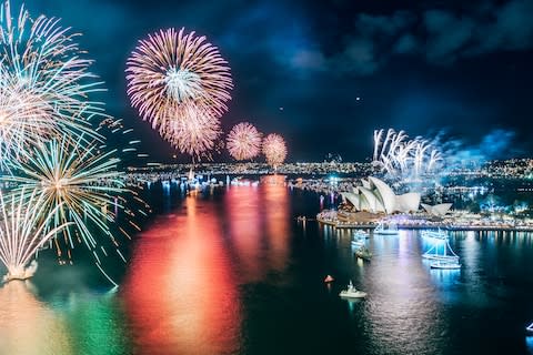 New Year's Eve in Sydney - Credit: GETTY