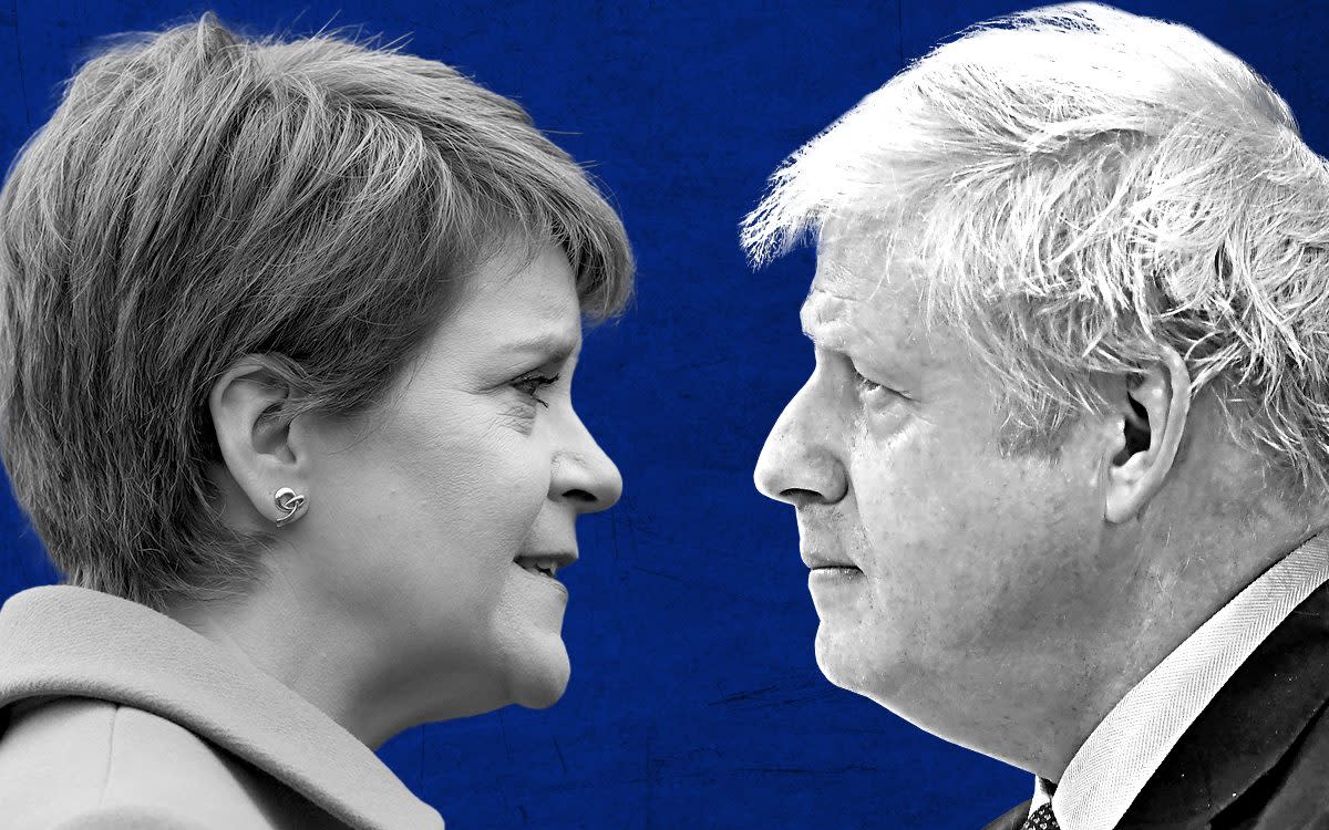 Nicola Sturgeon Boris Johnson