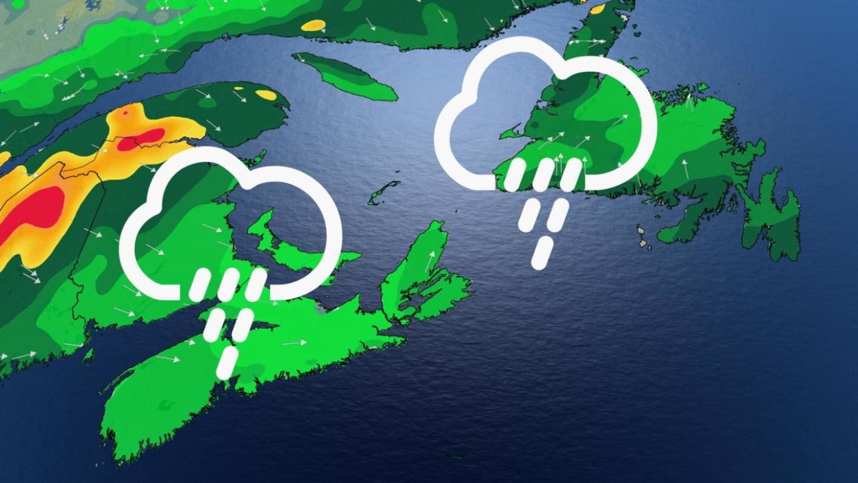 Another slug of heavy rain headed for the storm-weary Maritimes