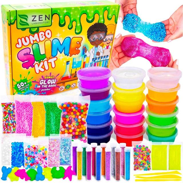 Slime Stuff Slime Add Ins Fish Bowl Beads Floam Beads Ingredients Mermaid  Unicorn Slime Charms Glitter Jar Slime Kit 80 PCS