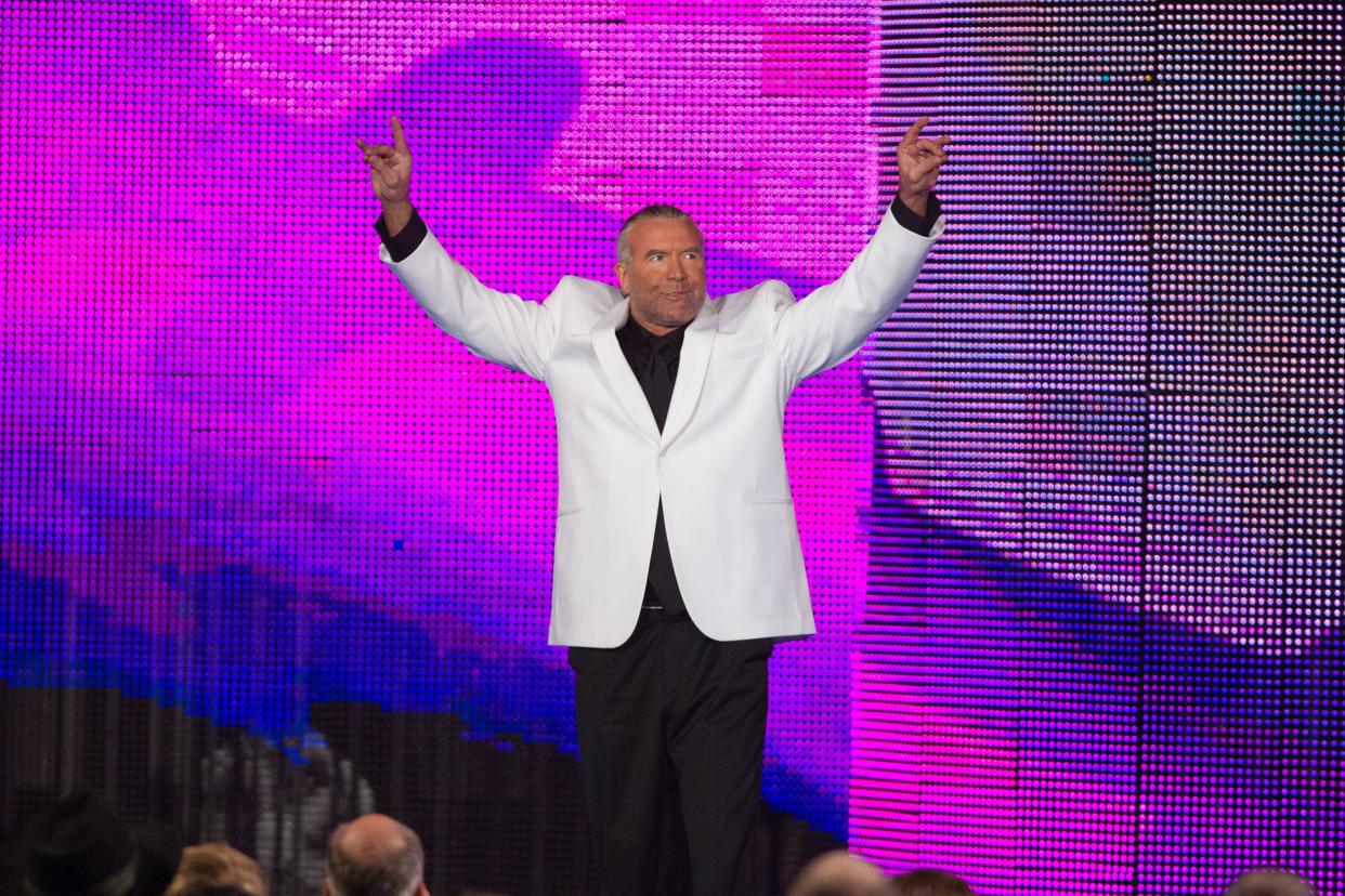 Scott Hall is inducted into the WWE Hall of Fame.