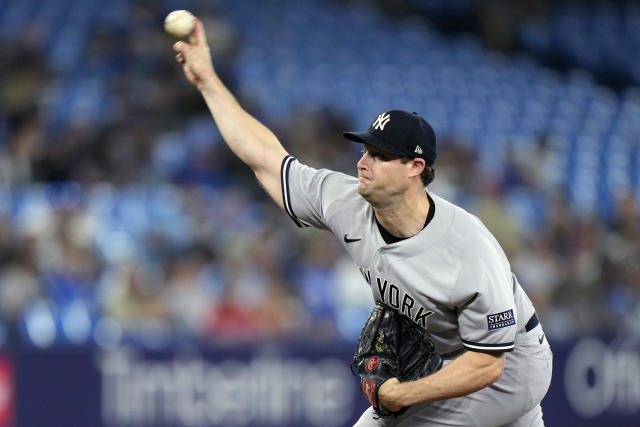 The first Gerrit Cole New York Yankees jersey has dropped