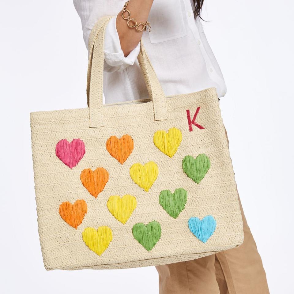 <p><a href="https://go.redirectingat.com?id=74968X1596630&url=https%3A%2F%2Fwww.markandgraham.com%2Fproducts%2Frainbow-hearts-straw-beach-tote%2F&sref=https%3A%2F%2Fwww.housebeautiful.com%2Fentertaining%2Fholidays-celebrations%2Fg4092%2Fvalentines-day-gifts-for-her%2F" rel="nofollow noopener" target="_blank" data-ylk="slk:Shop Now;elm:context_link;itc:0;sec:content-canvas" class="link ">Shop Now</a></p><p>Colorful Hearts Beach Bag</p><p>markandgraham.com</p><p>$149.00</p>