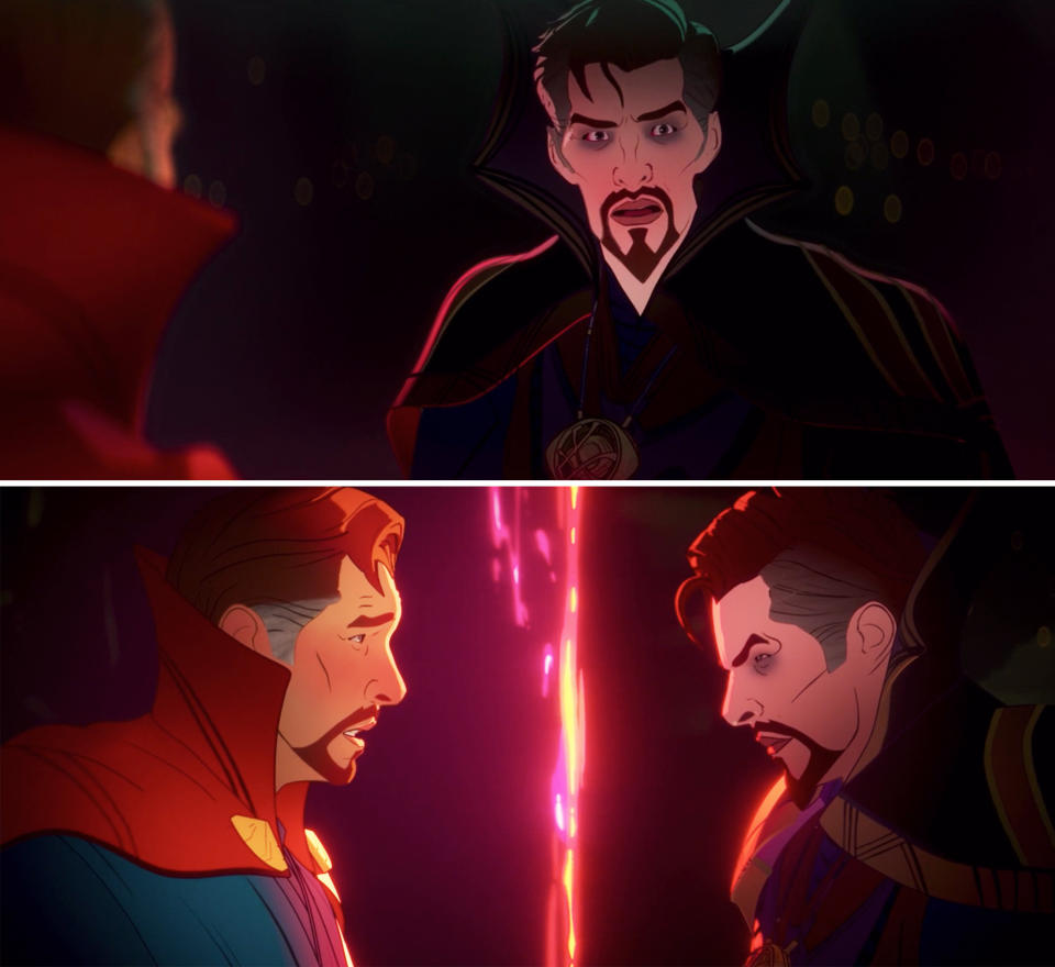 The Necromancer diverged from Stephen's path when he decided to kill Baron Mardo, and his adventures basically paralleled his Earth counterpart.