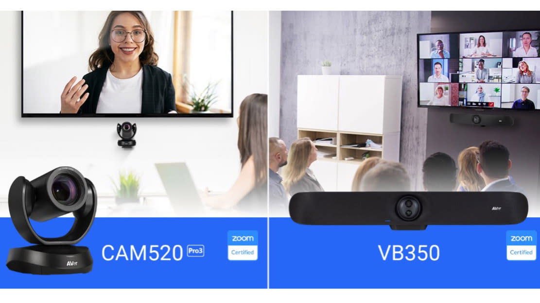  A new conferencing camera and video bar from AVer. . 