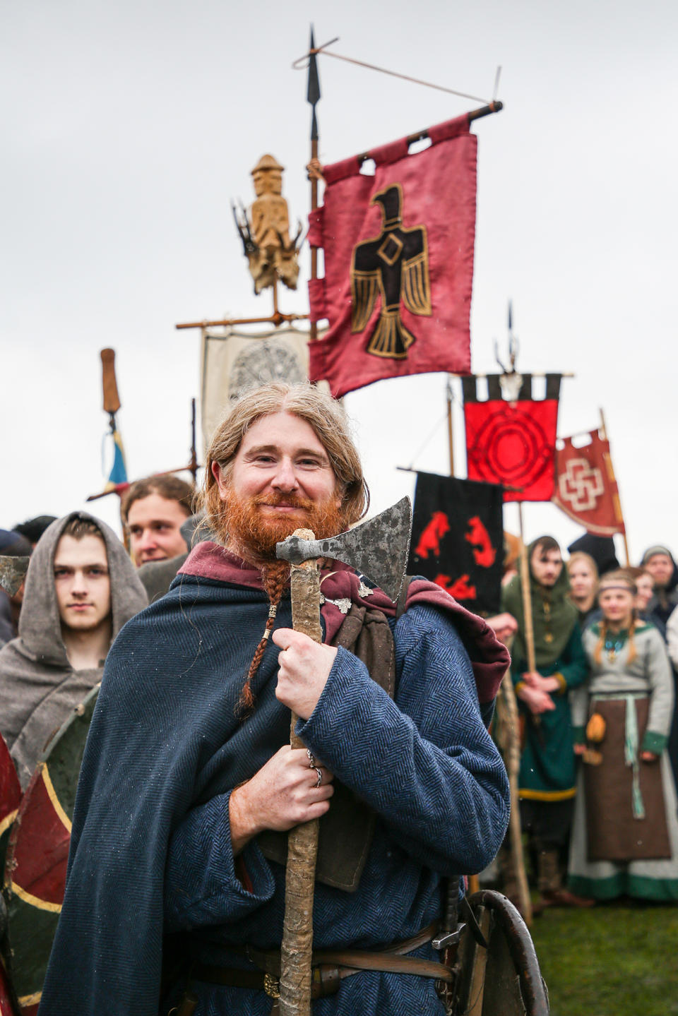 <p>On April 18, the Rekawka festival - which sees medieval reenactment groups come together - is held on the Krakus Mound in Krakow, Poland. </p>