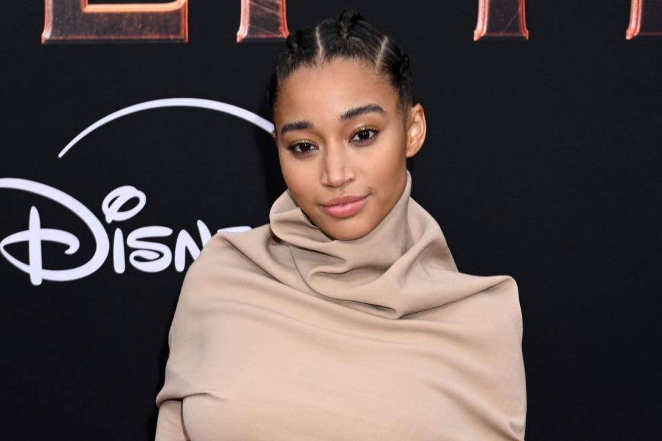 <p>Gilbert Flores/Variety via Getty</p> Amandla Stenberg attends the special launch event for 