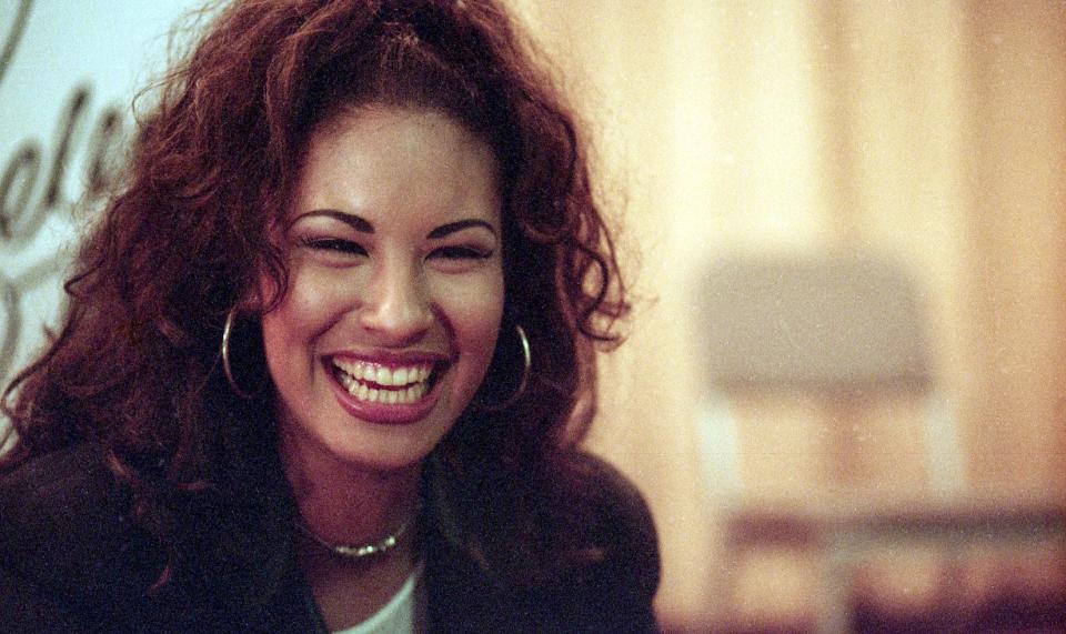 Selena Quintanilla Pérez presented an educational video "Selena Agrees" at Cunningham Middle School on Nov. 14, 1994 in Corpus Christi.