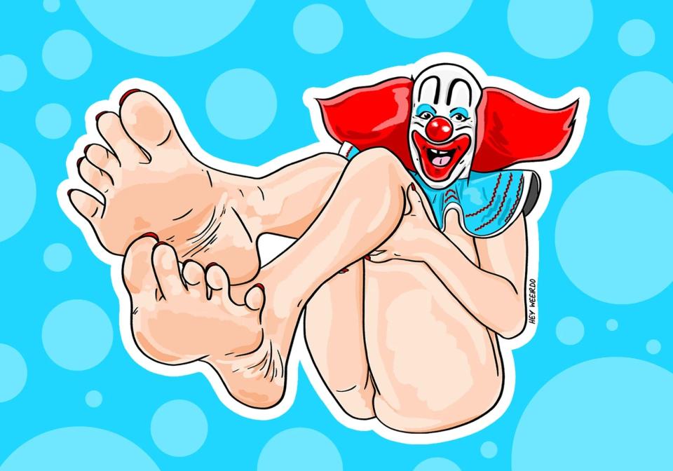 Clown Feet Clown Sticker