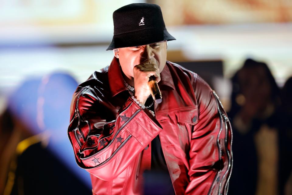 LL Cool J, seen here performing during the Grammy Awards, will headline a hip-hop tour visiting Hollywood, Florida.