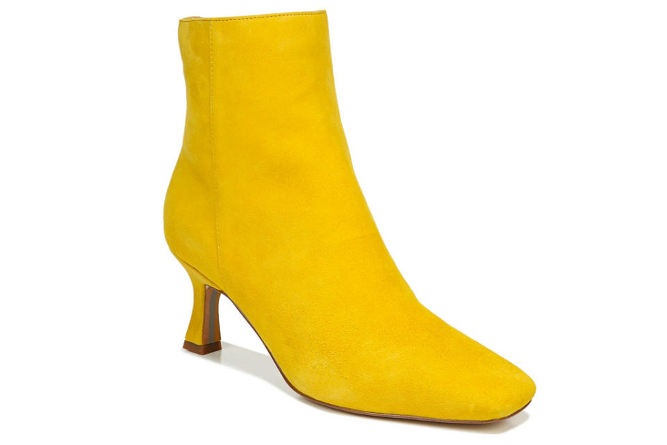 yellow boots, sam edelman