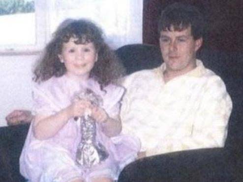 Home life: Charlotte and her dad, Jimmy (Charlotte Hennessy)