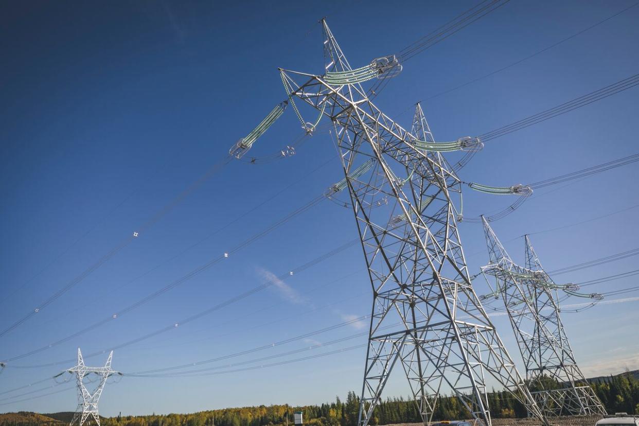 Nalcor Energy is urging caution as it begins to energize and test new transmission lines that will soon bring electricity from Labrador to the island of Newfoundland. (Submitted by Nalcor Energy - image credit)