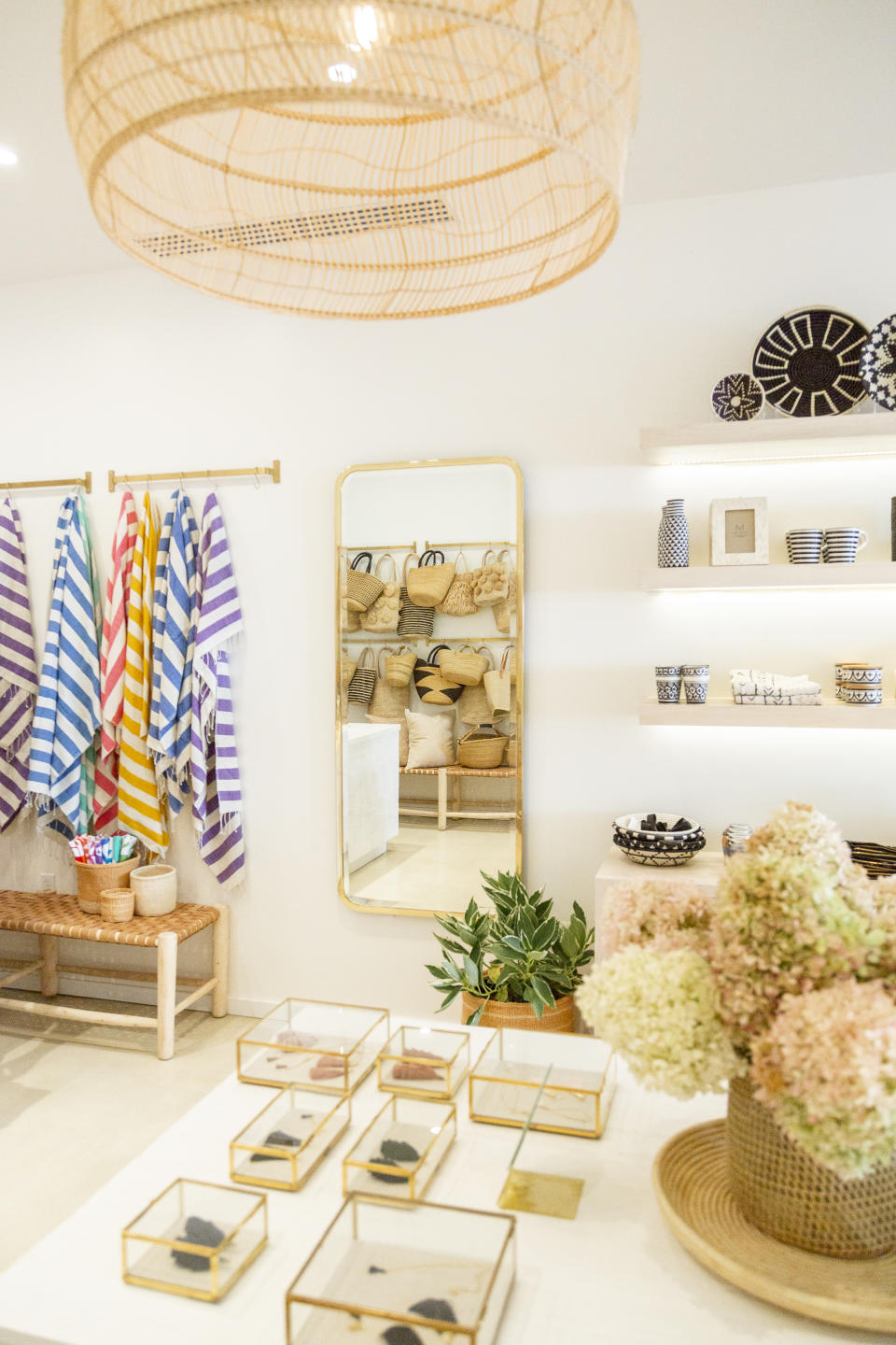 Jewelry and other wearable items are for sale at Lauren Conrad’s new store. (Photo: The Little Market)