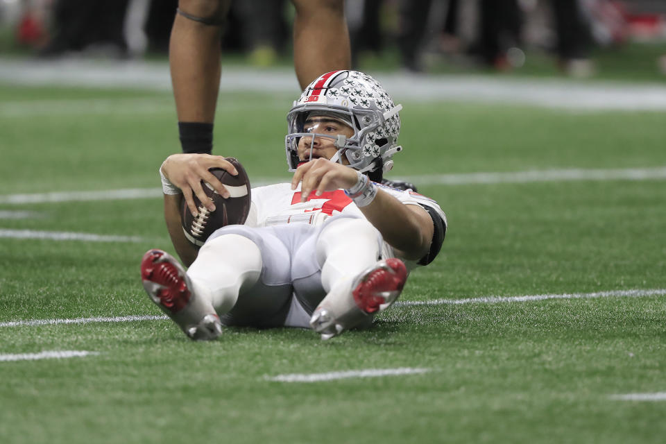 Ohio State quarterback C.J. Stroud has been knocked down by the dregs of NFL Draft discourse lately. (Photo by David J. Griffin/Icon Sportswire via Getty Images)