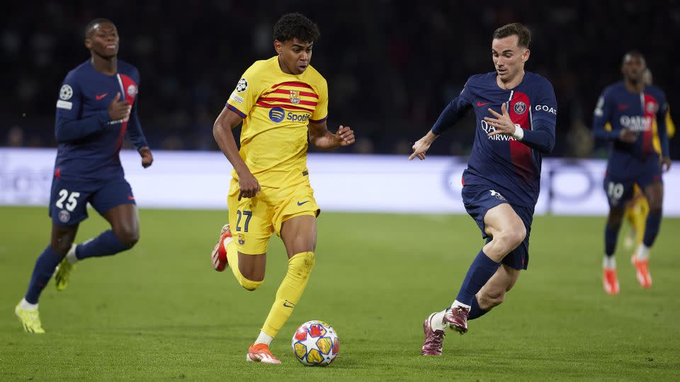 Yamal is Barcelona's youngest debutant in La Liga. - Quality Sport Images/Getty Images