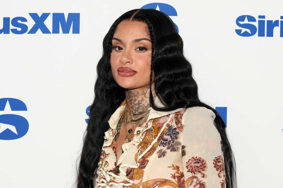 <p>Dia Dipasupil/Getty</p> Kehlani visits SiriusXM Studios on June 24, 2024 in New York City