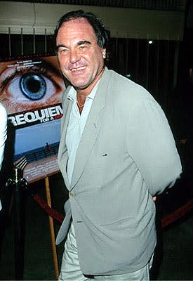 Oliver Stone at the Egyptian Theatre premiere of Artisan's Requiem For A Dream