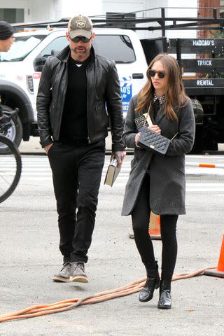 <p>Jose Perez/INSTARimages.com </p> Seann William Scott and wife Olivia in March 2019.