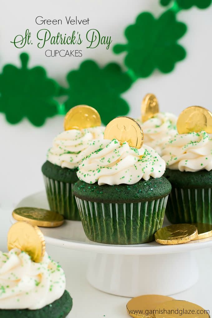 green velvet cupcakes