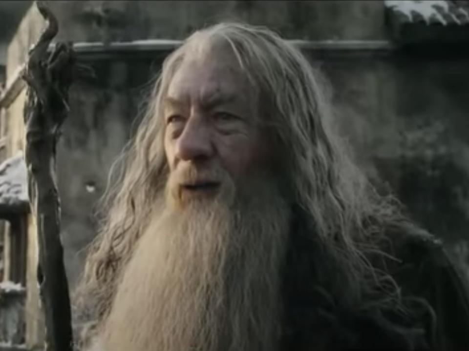 ian mckellen in "The Hobbit: The Battle of the Five Armies" (2014)