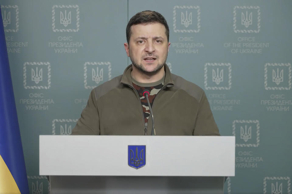 Ukrainian President Volodymyr Zelensky.