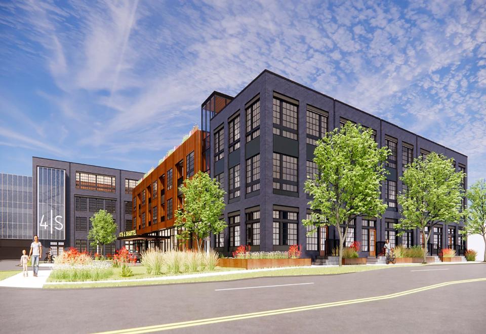 Pivot Project, teamed up with Rob Garrett, originally planned to start construction this year on 248 apartments at the southwest corner of NW 4 and Shartel Avenue as development continues westward around the Oklahoma County Jail.