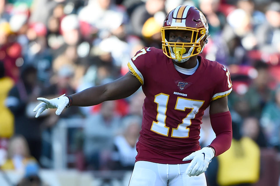 Washington rookie Terry McLaurin will miss Sunday's game against Dallas. (Will Newton/Getty Images)