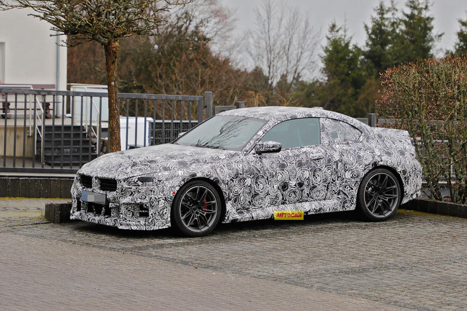 <p>BMW is testing a stripped-back, hardcore version of the -generation BMW M2 Coupé, probably to be badged M2 CS. Despite the complete camouflage of this prototype you can see new details like the ducktail of the BMW M2 CS. The rear end on the boot lid is much higher than on the standard one and looks more like that on the BMW M4 CSL. The front is also more aggressive and has an extra spoiler lip at the front. Reckon this car being on the road in the spring of <strong>2024</strong>.</p>