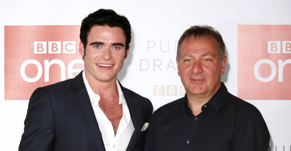 Richard Madden and Jed Mercurio (PA Images)