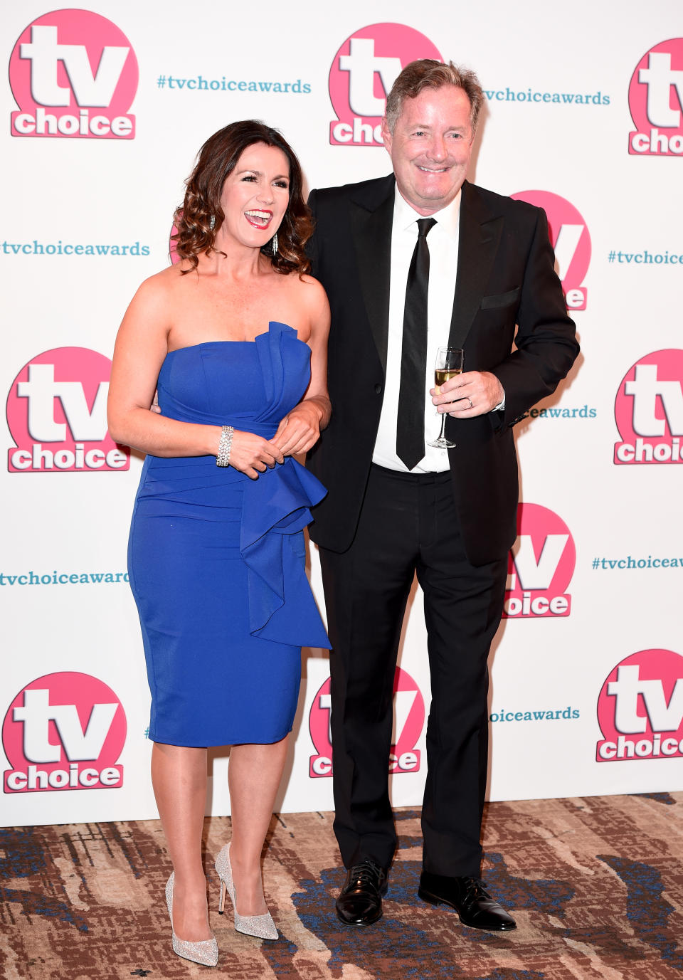 Susanna Reid and Piers Morgan attend The TV Choice Awards 2019 at Hilton Park Lane on September 09, 2019 in London, England. (Photo by Eamonn M. McCormack/Getty Images)