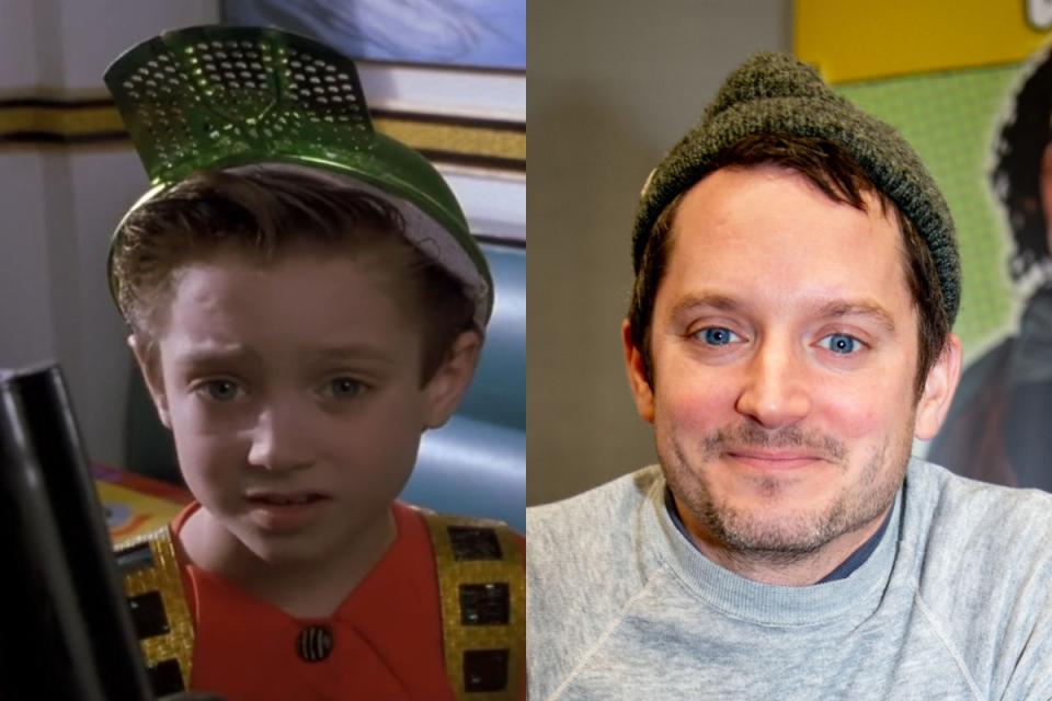 Elijah Wood, antes y ahora