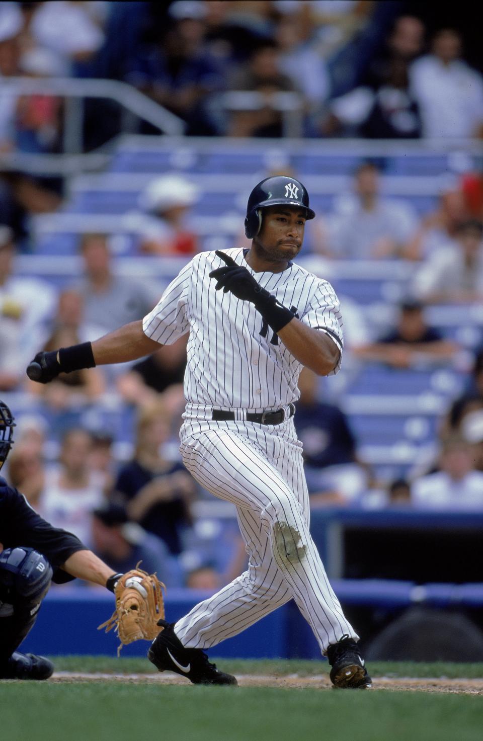 Bernie Williams。（Credit: Jamie Squire  /Allsport）