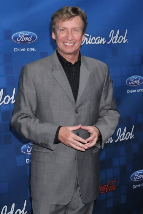 LOS ANGELES, CA – MARCH 3: Executive Producer Nigel Lythgoe arrives at the American Idol Season 10 Top 13 Finalists Party at The Grove, March 3, 2011 in Los Angeles, California. (Photo by Gregg DeGuire/FilmMagic)