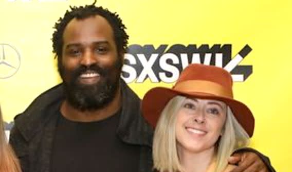 Errick Miron, formerly Ricky Williams, with his wife, Linnea Miron. (Photo: Samantha Burkardt via Getty Images)