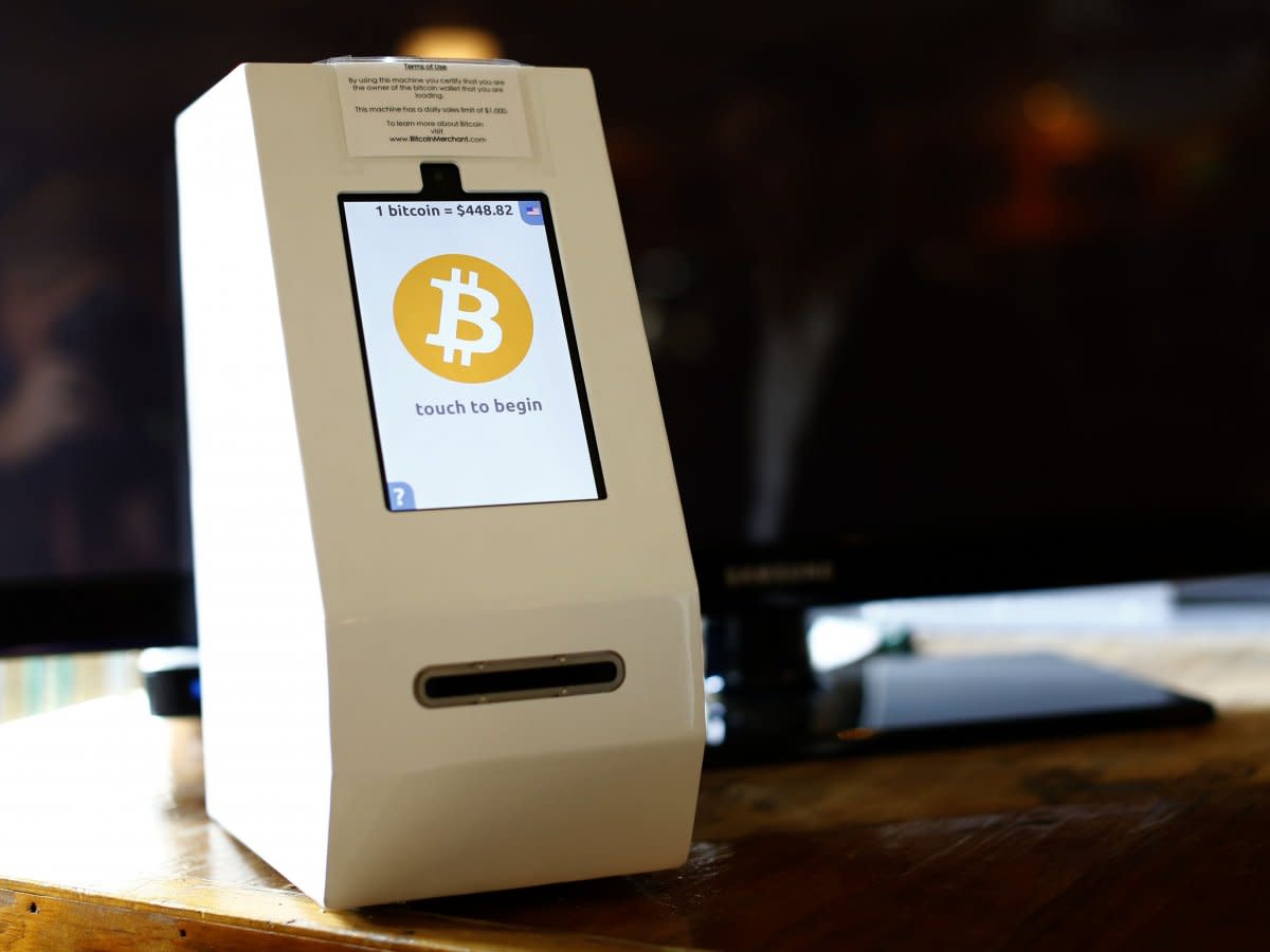 Bitcoin ATM machine