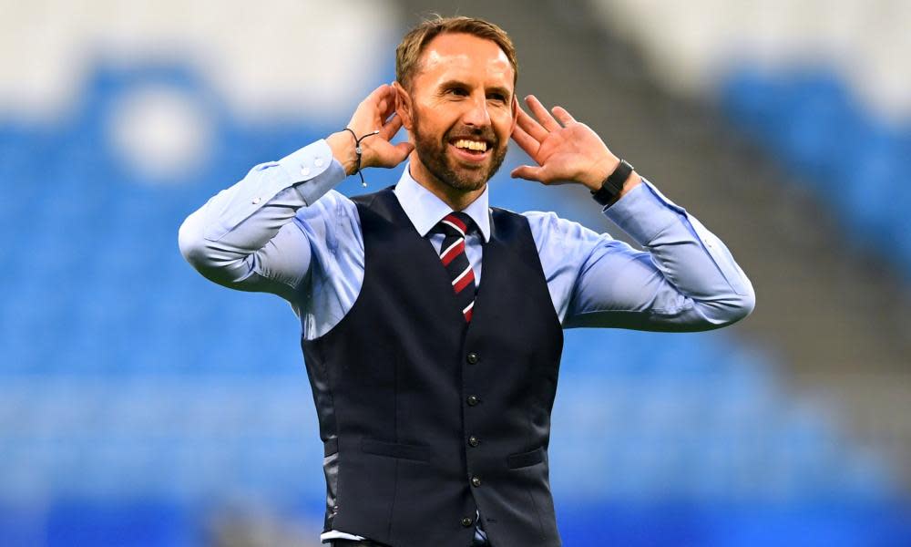 Gareth Southgate in his waistcoat