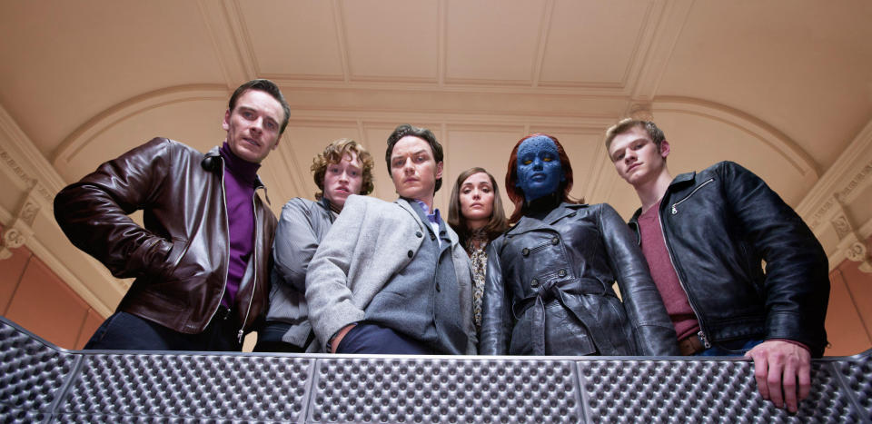 The mutant ensemble from 'X-Men: First Class' (Photo: Murray Close/TM and Copyright ©20th Century Fox Film Corp. All rights reserved./courtesy Everett Collection) 