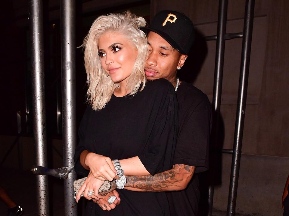 Kylie Jenner and Tyga seen on the streets of Manhattan on September 6, 2016 in New York City